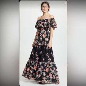 Floral Off-Shoulder Maxi Dress